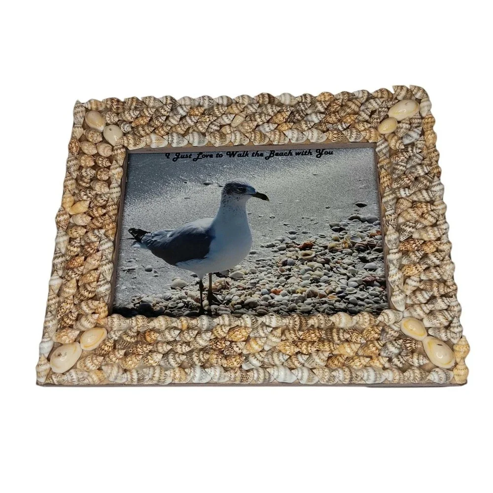 Seashell Tabletop Photo Frame 7.5